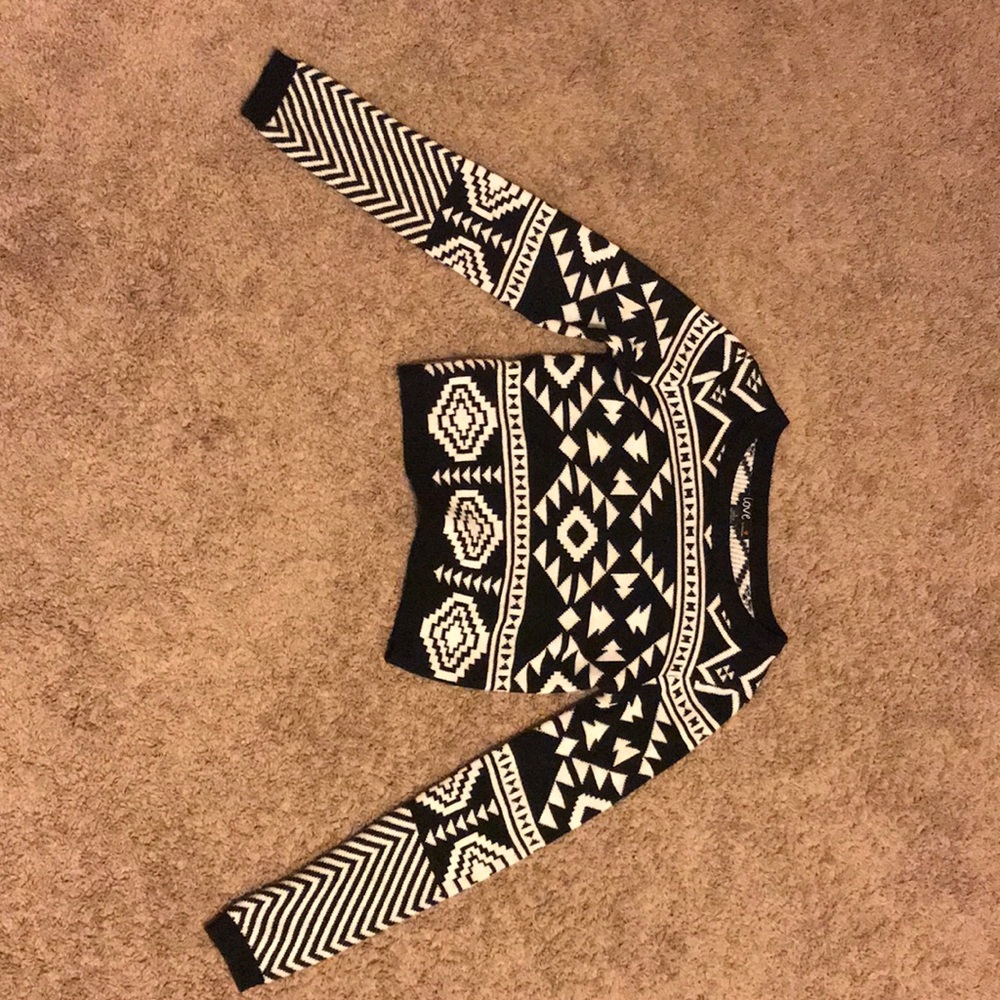 cropped sweater